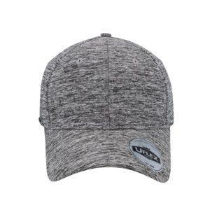 U15608ACTLTGREY - Uflex 6P Curved Peak Snapback - Light Grey / Standard Size