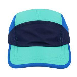 P23700AQ/NY/RYL - Colour Block Horizon Cap - Aqua/Navy/Royal
