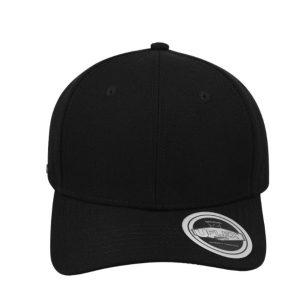 KU15608BLACK - Uflex Youth Snapback 6P Curved - Black