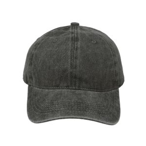 C21606BLACK - Promo Washed 6 Panel Cap - Black