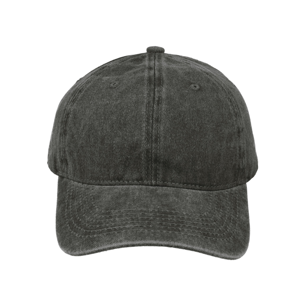 C21606BLACK - Promo Washed 6 Panel Cap - Black