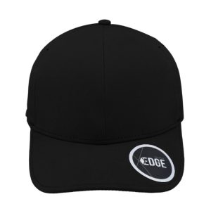 U15800BLK-L/XL - Uflex Edge Bonded 6P Baseball - Black / Large/Xtra Larg