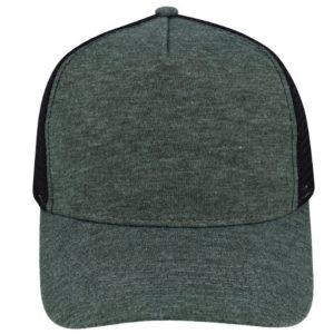 C10500BOTMEL - Jersey Trucker Cap - Bottle/Melange
