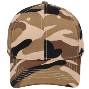 6027CAMOBROWN - Camo Hunter Cap - Camo Brown