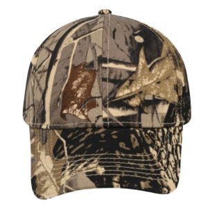 6027CAMO OAK - Camo Hunter Cap - Camo Oak