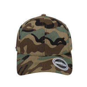U15608CAMOS - Uflex 6P Curved Peak Snapback - Camo / Standard Size
