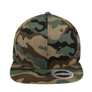 U15606CAMO - Uflex 6P Flat Peak Snapback - Camo