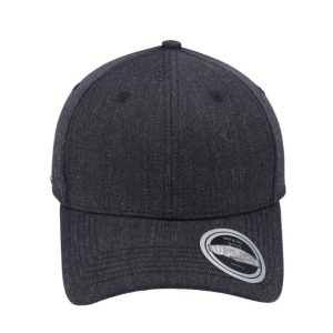 U15603CHAR-XXL - Uflex Prostyle 6 Panel Fitted - Charcoal Melang / Extra Extra Lar