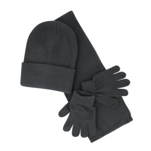 KB1702CHARCOAL - Kiddies Knitted Set - Charcoal