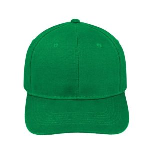 V6009EMERALD - 6 Panel Br Cotton Cap - Emerald