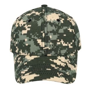 17608GREEN - Pixel Camo Cap - Green