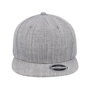 KU15606GREY - Uflex Youth Snapback 6P Flat - Grey