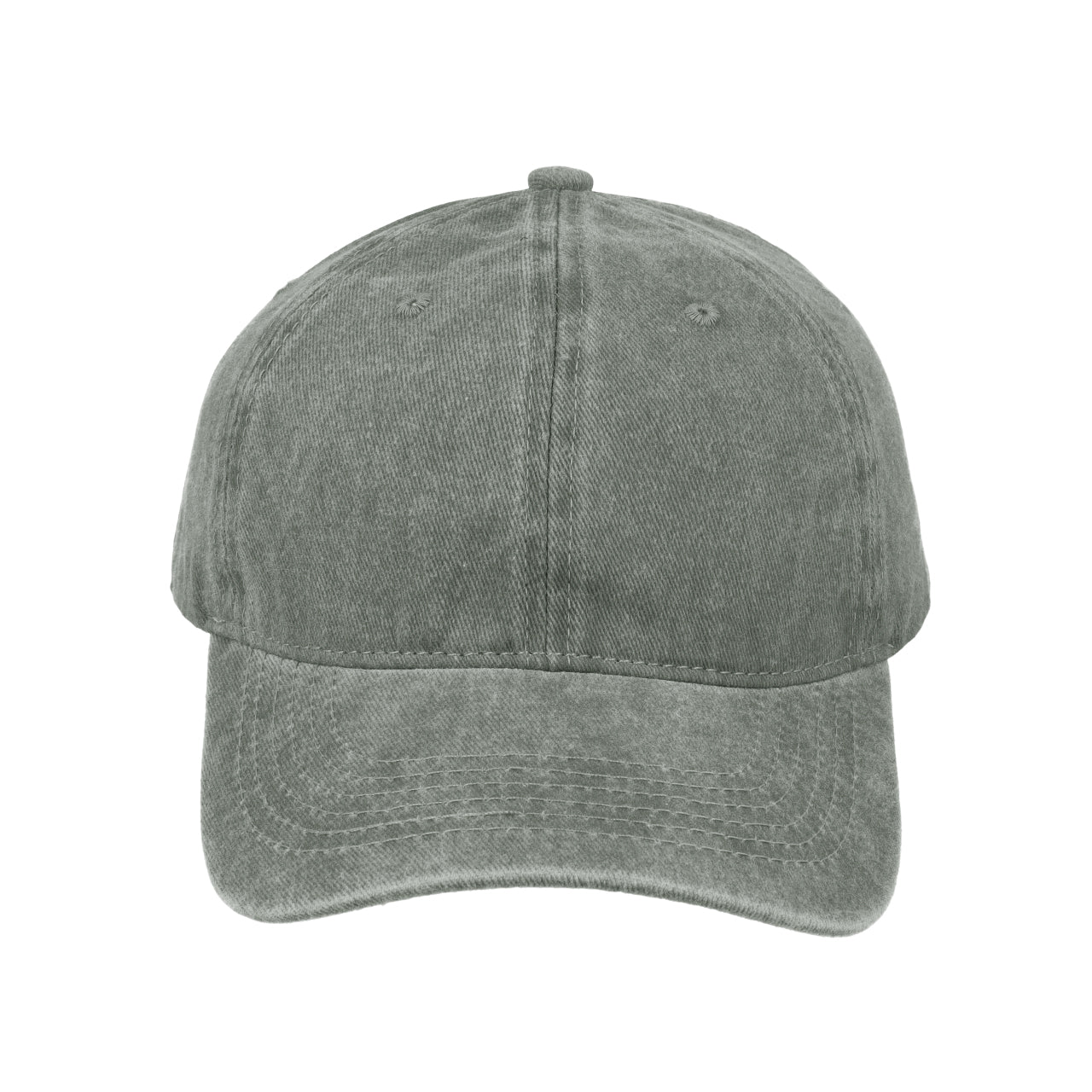 C21606GREY - Promo Washed 6 Panel Cap - Grey