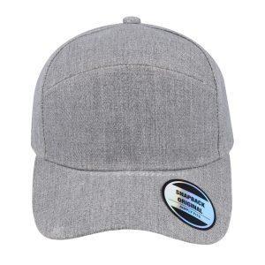 S23601GREY - Horizon Curved Peak Snapback - Grey
