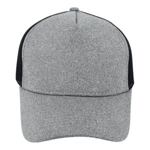 C10500GREYMEL - Jersey Trucker Cap - Grey/Melange