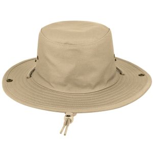 K6048KHAKI-56CM - Kiddies Wide Brim Safari Hat - Khaki / 56 CM