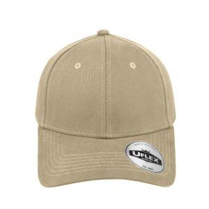 U15603KHA-XXL - Uflex Prostyle 6 Panel Fitted - Khaki / Extra Extra Lar