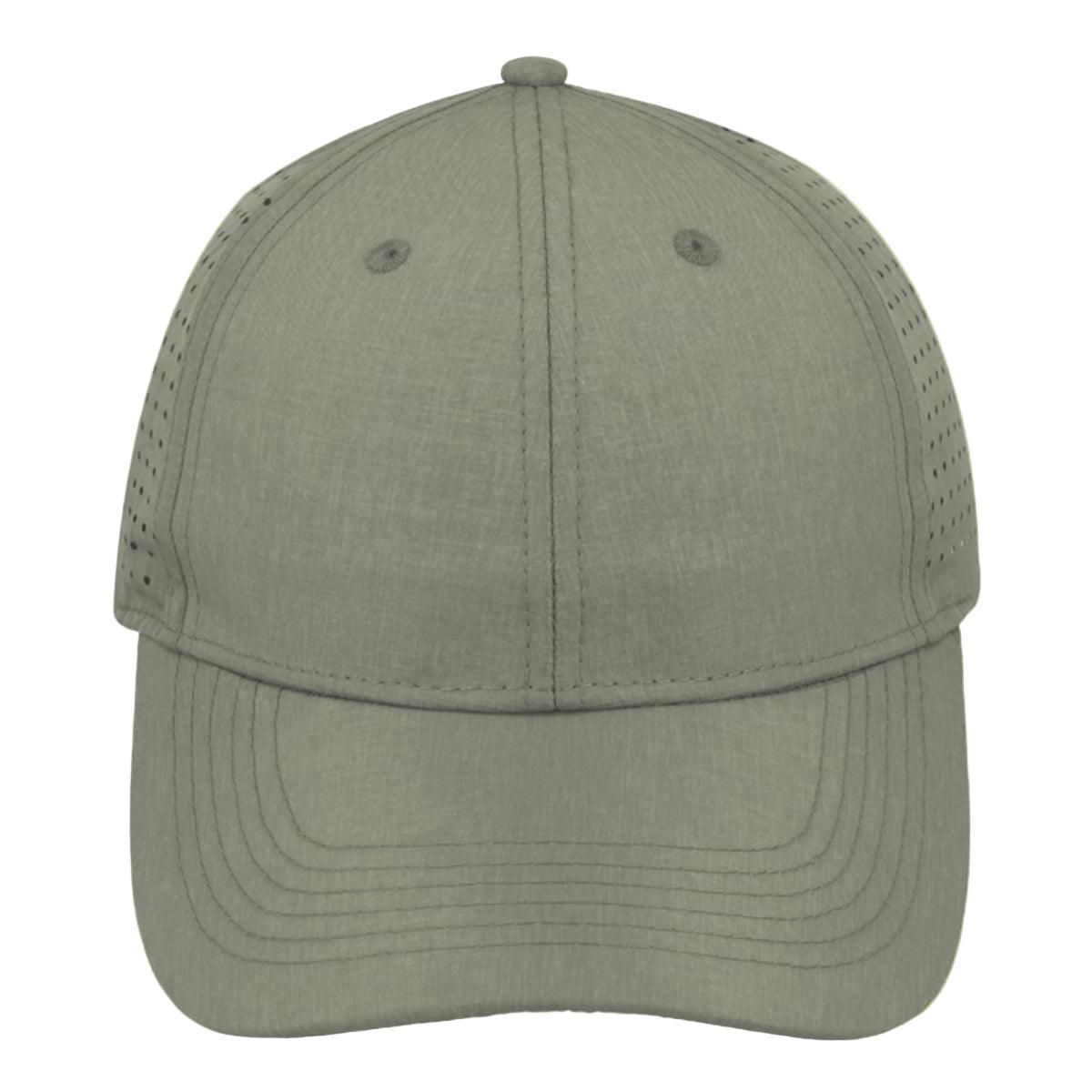 P23600LTGREY - Ultra Melange 6 Panel Cap - Light Grey
