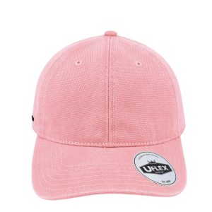 U22610LTPINK - 6P Washed Canvas Dad Cap - LIGHT PINK