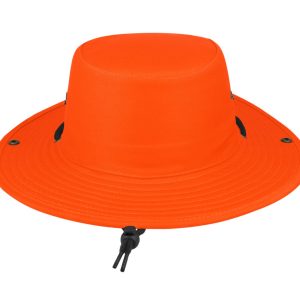 S6048LUMOORAN-S - Safari Wide Brim - Lumo Orange / Small