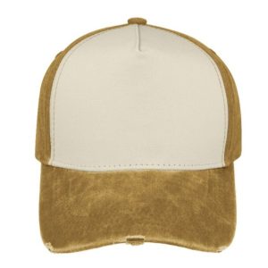 F21500MUSTARD/S - Pigment Washed 5 Panel Cap - Mustard