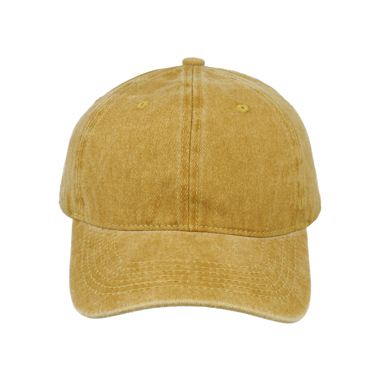 C21606MUSTARD - Promo Washed 6 Panel Cap - Mustard