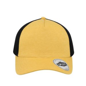 U21503RQMUS - 5 Panel RQ Trucker Cap - Mustard