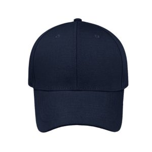 S21600NAVY - Ripstop 6 Panel Cap - Navy