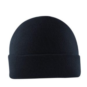 U22902NAVY - Viscose Cuffed Beanie - Navy