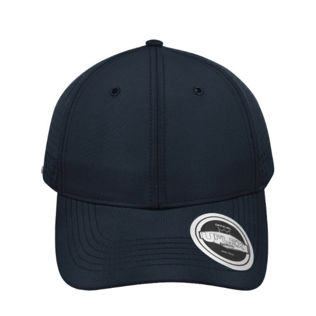 U15618NAVY - Uflex High Tech 6P Curved Peak - Navy