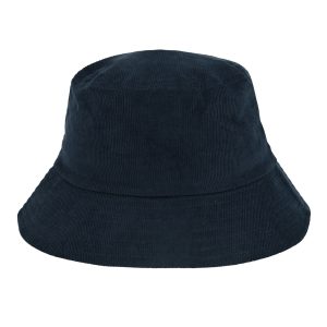 H2401NAVY-58CM - Corduroy Bucket Hat - Navy / 58cm