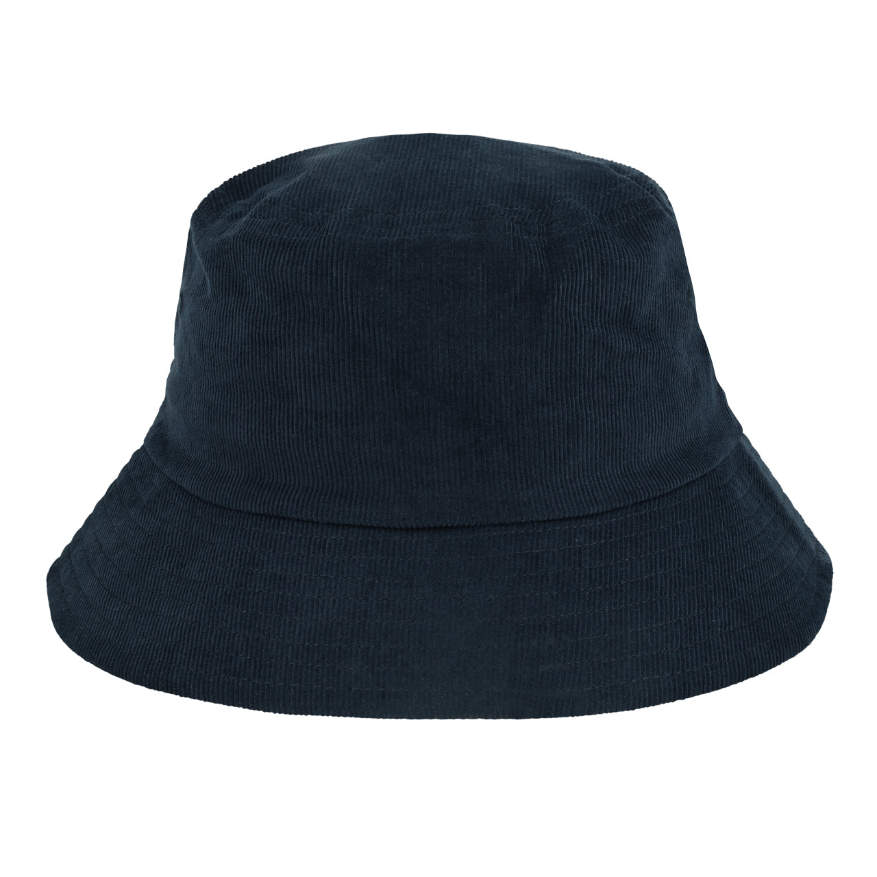 H2401NAVY-59CM - Corduroy Bucket Hat - Navy / 59cm