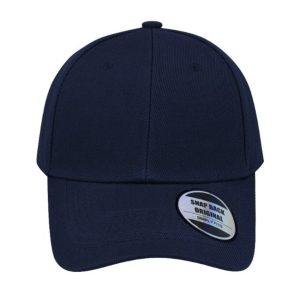 S17607NAVY - American Curved Peak Cap - Navy