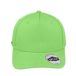U15518NEONGREEN - Uflex 5P Curved Peak Snapback - Neon Green