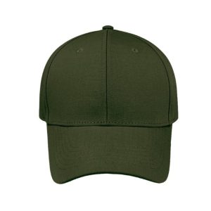 S21600OLIVE - Ripstop 6 Panel Cap - Olive