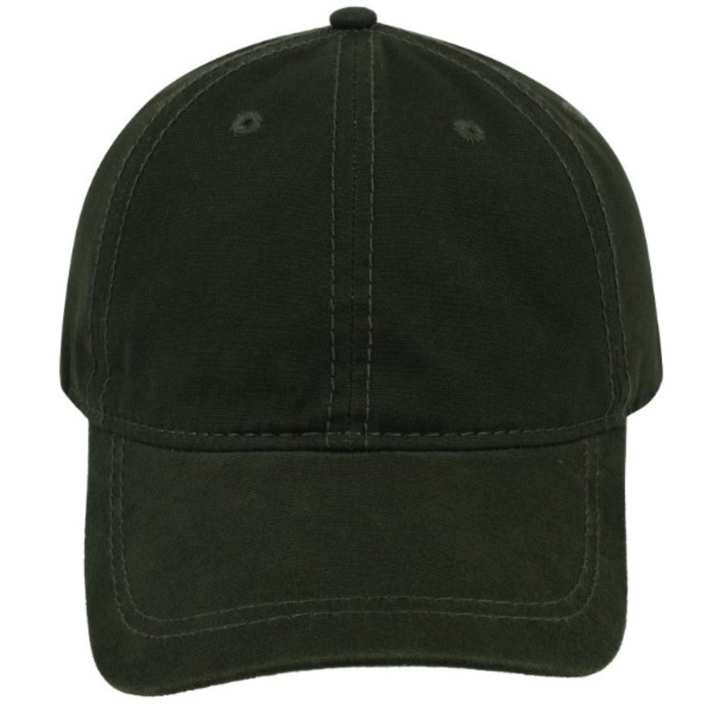 6042OLIVE - Tracker Canvas 6 Panel Cap - Olive