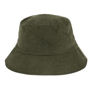 H2401OLIVE-58CM - Corduroy Bucket Hat - Olive / 58cm