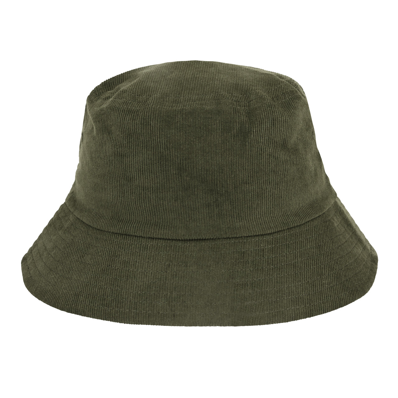 H2401OLIVE-59CM - Corduroy Bucket Hat - Olive / 59cm