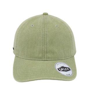 U22610OLIVE - 6P Washed Canvas Dad Cap - Olive