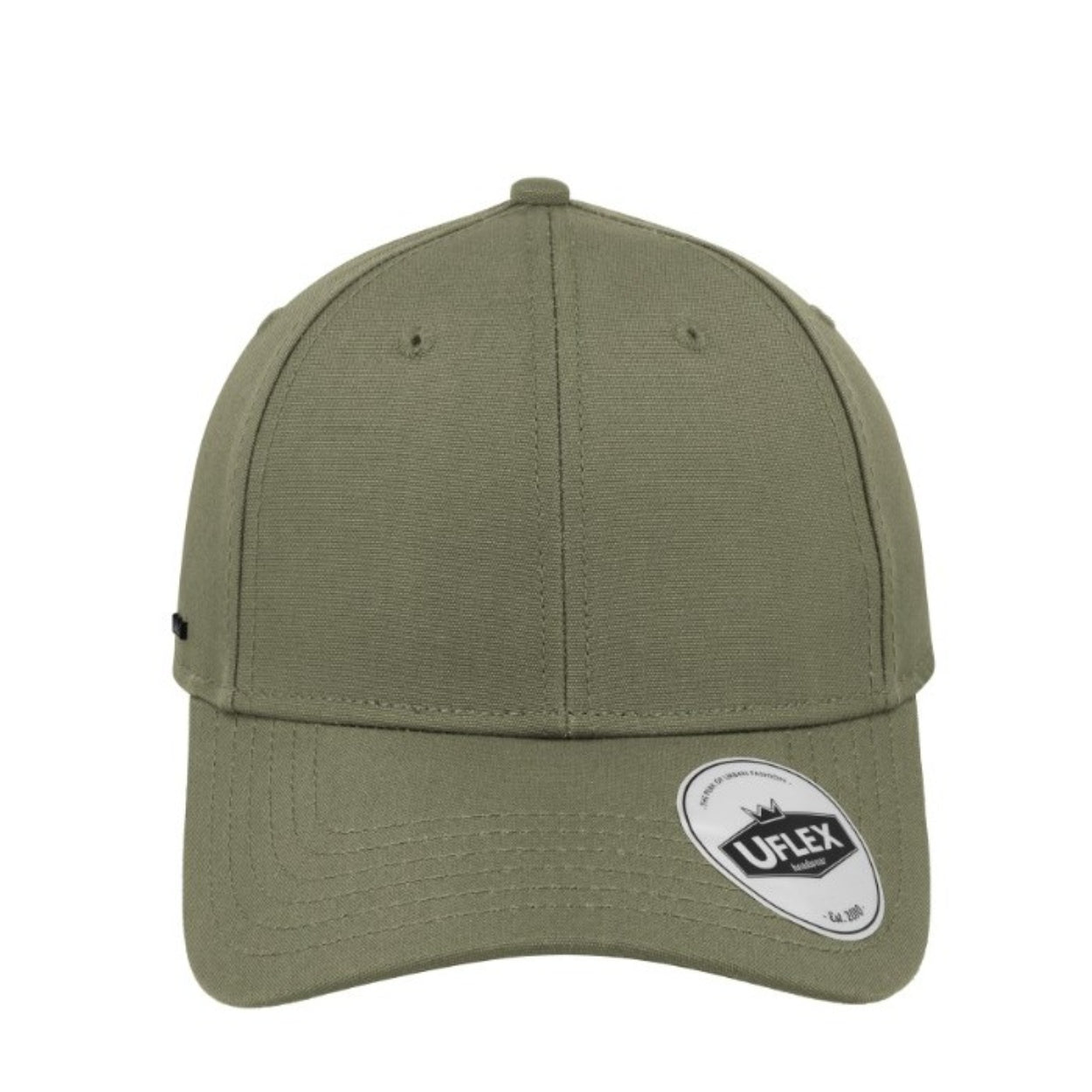 U20608RCOLIVE - Uflex 6 Panel Snapback Cap - Olive