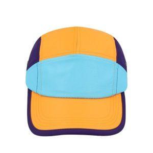 P23700OR/SK/PUR - Colour Block Horizon Cap - Orange/Sky/Purple
