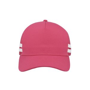 F24503PNK/P/WHT - Striped Trucker Cap - Pink Pink White