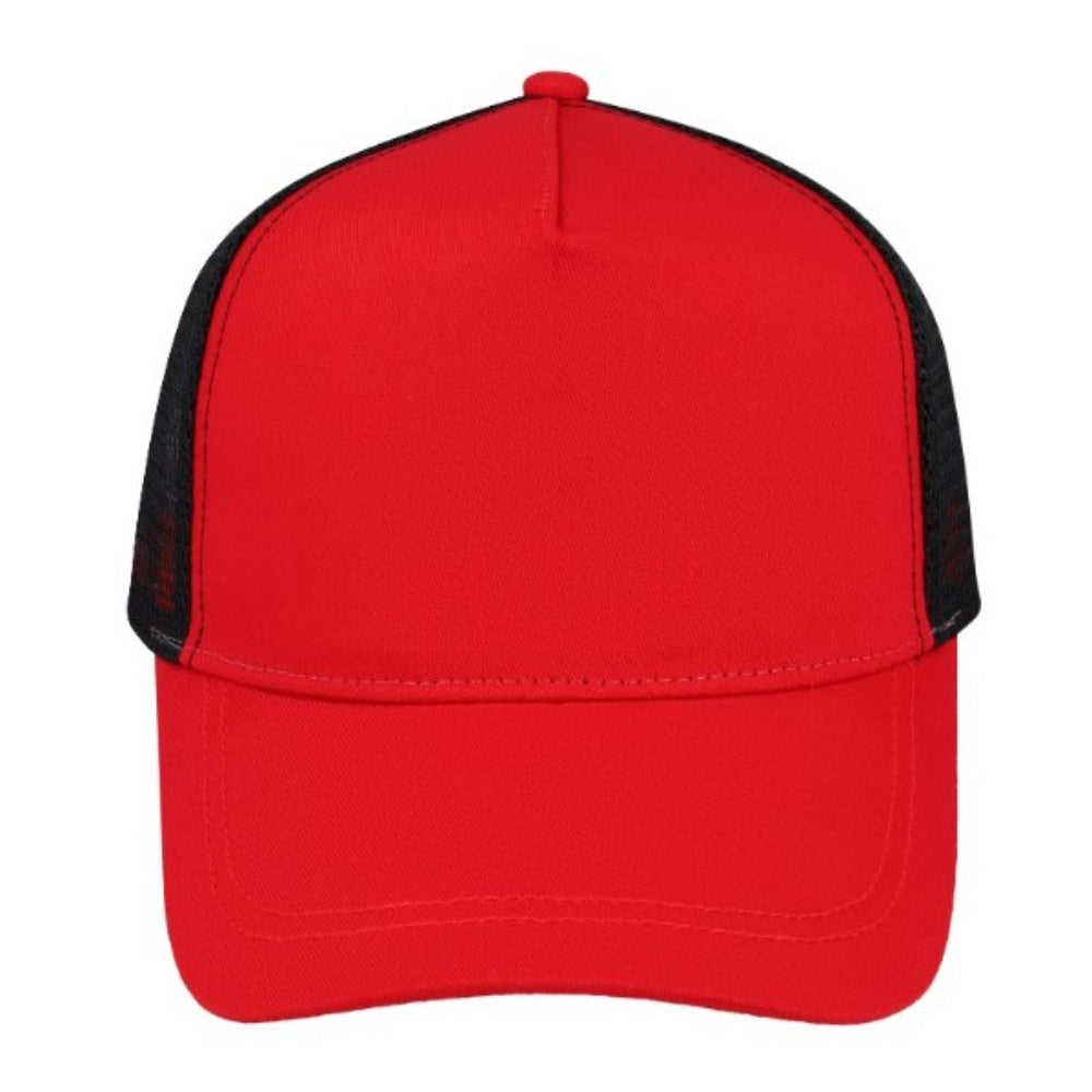 5003RED/BL - MAC Trucker Cap - Red/Black