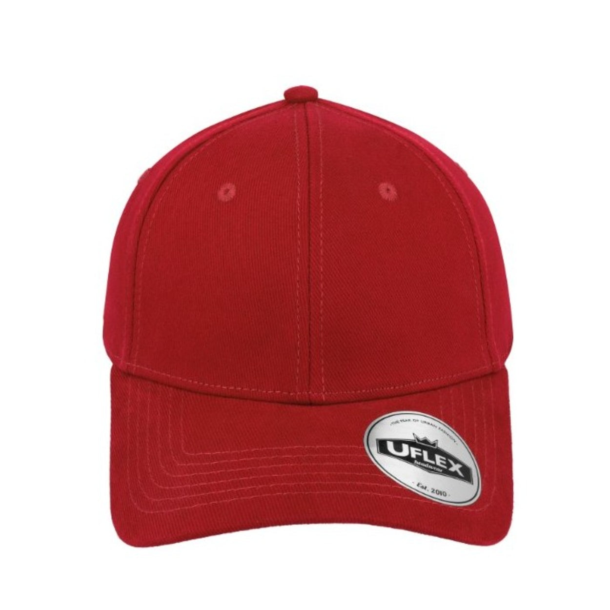 U15603RED-L/XL - Uflex Prostyle 6 Panel Fitted - Red / Large/Xtra Larg