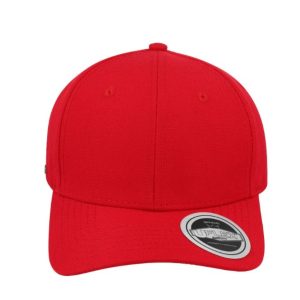 KU15608RED - Uflex Youth Snapback 6P Curved - Red