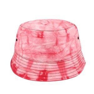 SA22033RED - SA Marble Dye Bucket Hat - Red