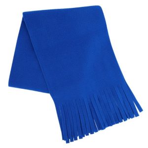 B005ROYAL - Polar Fleece Tassle Scarf - Royal