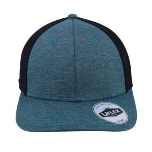 U15503SBLU-S/M - Uflex 6 Panel Fitted Trucker - Sea Blue / Small/Medium