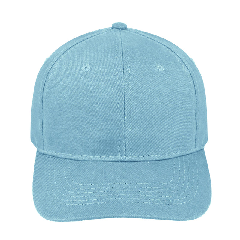 V6009SKY - 6 Panel Br Cotton Cap - Sky