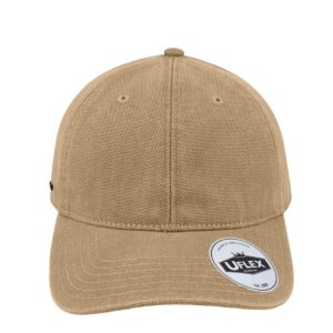U22610TAN - 6P Washed Canvas Dad Cap - Tan